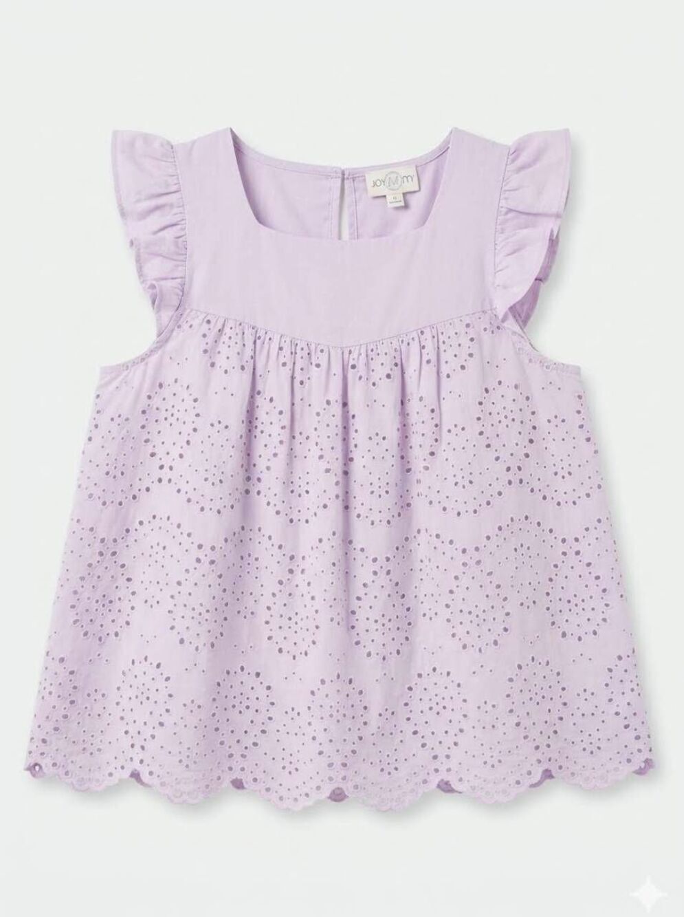 🔺️NWT Jun & Ivy Lavender Flutter Cap Sleeve Top Large
